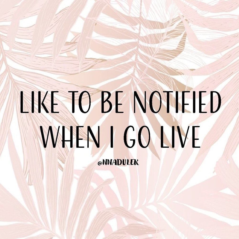 LIVE SHOW NOTIFICATION 🎉🎉